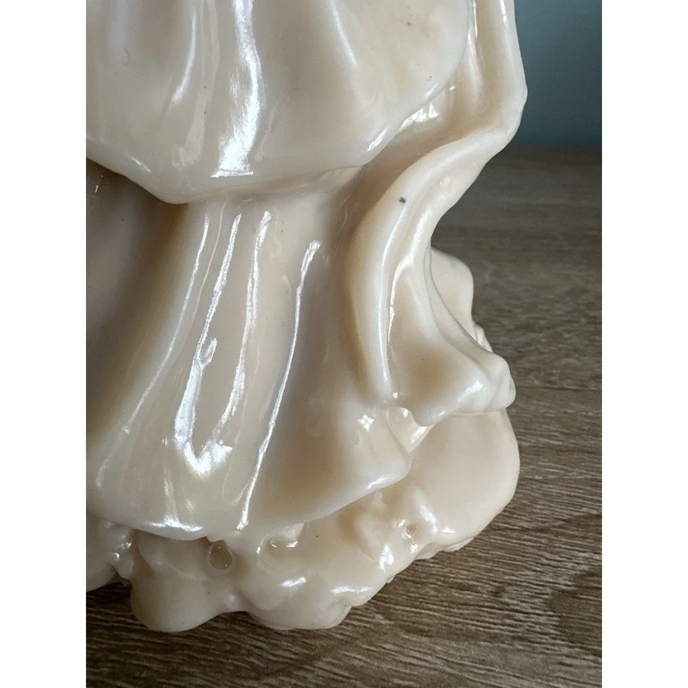 Beautiful Large Carved Angel Candle 11
